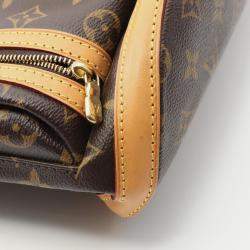 مملوكة مسبقًا Louis Vuitton Sacado Bosphore Backpack Coated Canvas Leather Monogram Brown