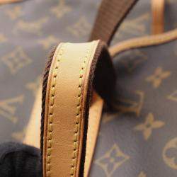 مملوكة مسبقًا Louis Vuitton Sacado Bosphore Backpack Coated Canvas Leather Monogram Brown