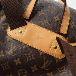 مملوكة مسبقًا Louis Vuitton Sacado Bosphore Backpack Coated Canvas Leather Monogram Brown