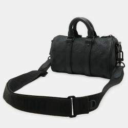 مملوكة مسبقًا حقيبة يد/كتف لويس فيتون توريلون مونوغرام كيبال باندولير 25 نوير أسود