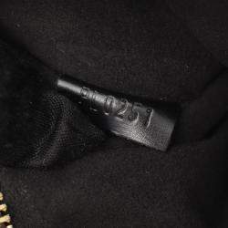 مملوكة مسبقًا حقيبة يد لوي فيتون ميتيس م.م. في قماش مطلي وجلد مع مونوجرام عكسي بني أسود