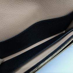 مملوكة مسبقًا Louis Vuitton Black Leather Empreinte Emilie Wallet