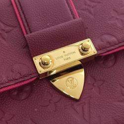 مملوكة مسبقًا حقيبة لوي فيتون سان سولبيس أمبرينت جلد بورغوندي بي بي