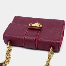 مملوكة مسبقًا حقيبة لوي فيتون سان سولبيس أمبرينت جلد بورغوندي بي بي