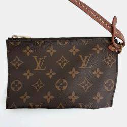 Pre Owned حقيبة يد لوي فيتون هوبو جلد بني ميديوم منخفض المفتاح