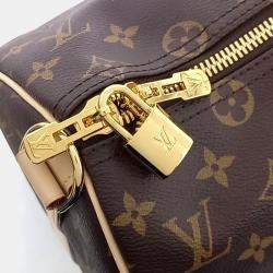 مملوكة مسبقًا Louis Vuitton Brown Coated Canvas Monogram Bandouliere Keepall 45