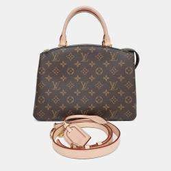 Pre Owned Louis Vuitton Brown Coated Canvas Monogram Petite de Palais