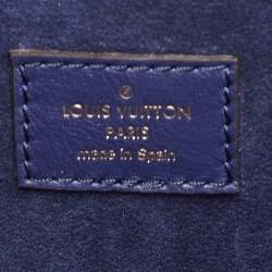 مملوكة مسبقًا حقيبة لوي فيتون دوفين مونوغرام أمبروط جلد أزرق/أخضر إصدار محدود MM