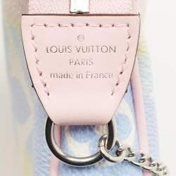 Pre Owned Louis Vuitton Escale Mini Pastel Monogram Canvas Canvas Pochette Accessoires