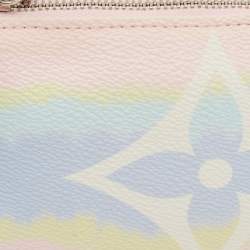 Pre Owned Louis Vuitton Escale Mini Pastel Monogram Canvas Canvas Pochette Accessoires