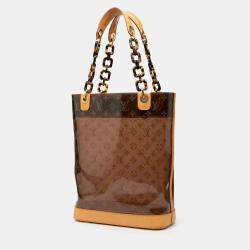 Pre Owned حقيبة لويس فيتون كاباس ساك أمبر بنقشة مونوغرام بنية MM