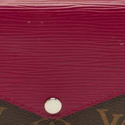 Pre Owned محفظة لوي فيتون طويلة ماري لو قماش مونوغرام وجلد إيبي فوشيا