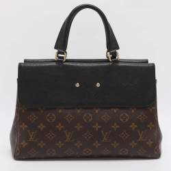 Pre Owned Louis Vuitton Venus Black Monogram Canvas and Leather Bag