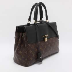 Pre Owned Louis Vuitton Venus Black Monogram Canvas and Leather Bag