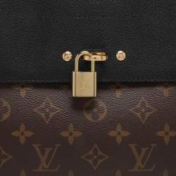 Pre Owned Louis Vuitton Venus Black Monogram Canvas and Leather Bag