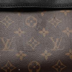 Pre Owned Louis Vuitton Venus Black Monogram Canvas and Leather Bag