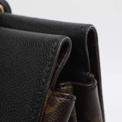 Pre Owned Louis Vuitton Venus Black Monogram Canvas and Leather Bag