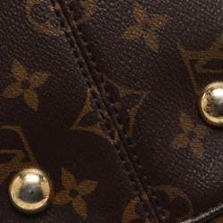 Pre Owned Louis Vuitton Venus Black Monogram Canvas and Leather Bag