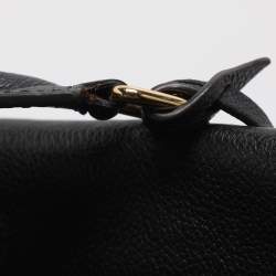 Pre Owned Louis Vuitton Venus Black Monogram Canvas and Leather Bag