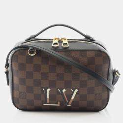 Pre Owned Louis Vuitton Santa Monica Damier Ebene Canvas Crossbody Bag