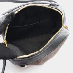 Pre Owned Louis Vuitton Santa Monica Damier Ebene Canvas Crossbody Bag