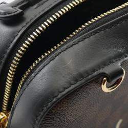 Pre Owned Louis Vuitton Santa Monica Damier Ebene Canvas Crossbody Bag