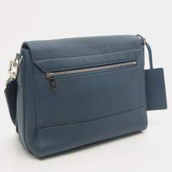 مملوكة مسبقًا Louis Vuitton Aerogram Takeoff Green Tone Leather Shoulder Bag