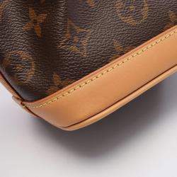 Pre Owned Louis Vuitton Nano Noe Brown Monogram Canvas Shoulder Bag