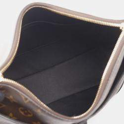 مملوكة مسبقًا حقيبة لوي فيتون أوديون كانفاس مونوغرام بني وسط للكتف