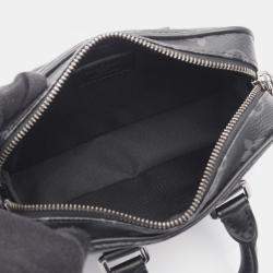 Pre Owned Louis Vuitton Nano Porte Documents Voyage Monogram Eclipse Canvas Shoulder Bag