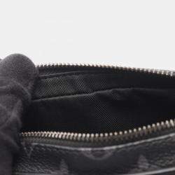 Pre Owned Louis Vuitton Nano Porte Documents Voyage Monogram Eclipse Canvas Shoulder Bag