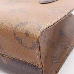 Pre Owned Louis Vuitton OnTheGo PM Monogram Giant Reverse Canvas Handbag