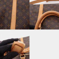 Pre Owned Louis Vuitton Keepall Bandouliere 60 Monogram Canvas Boston Bag