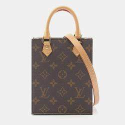 مملوكة مسبقًا Louis Vuitton Petite Sac Plat Monogram Canvas Shoulder Bag