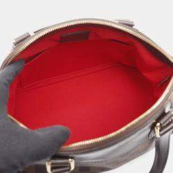 Pre Owned حقيبة لوي فيتون فيرونا بي إم كانفاس دامييه أيبين كتف