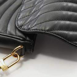 Pre Owned Louis Vuitton New Wave Noir Leather Shoulder Bag