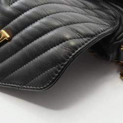 Pre Owned حقيبة كتف لويس فويتون نيو ويف جلد نوار