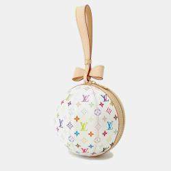 مملوكة مسبقًا Louis Vuitton Tm Corocoro Clutch White Monogram Multicolor