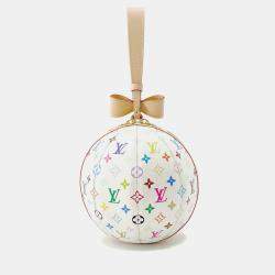 مملوكة مسبقًا Louis Vuitton Tm Corocoro Clutch White Monogram Multicolor