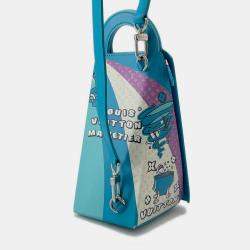 Pre Owned Louis Vuitton Sandwich Box Blue Monogram