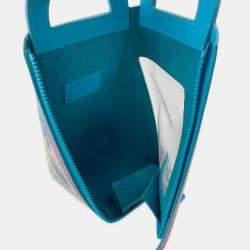 Pre Owned Louis Vuitton Sandwich Box Blue Monogram