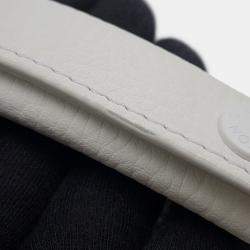 Pre Owned Louis Vuitton Flap Soft Trunk Messenger White Taurillon Leather