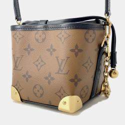مملوكة مسبقًا Louis Vuitton Noe Purse Lv Bag Charm Noir Monogram Reverse Canvas