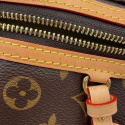 Pre Owned Louis Vuitton High Rise Brown/Beige Monogram