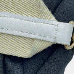 Pre Owned Louis Vuitton Coussin Blanc/Pink Monogram Lamb Leather Size Pm