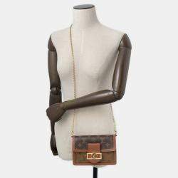 مملوكة مسبقًا Louis Vuitton Portefeuille Dauphine Noir Monogram/Monogram Reverse Canvas