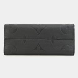 Pre Owned Louis Vuitton Onthego Noir Monogram Empreinte Leather Size Mm