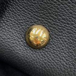 Pre Owned حقيبة هوبو لوي فيتون لوفكي نوير جلد عجل محبب حجم متوسط