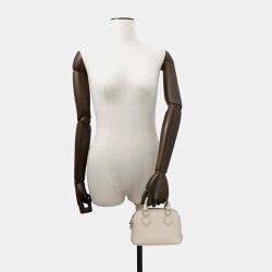 Pre Owned حقيبة لويس فيتون نانو ألما جلد إيبي كوارتز مقاس نانو