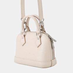 Pre Owned حقيبة لويس فيتون نانو ألما جلد إيبي كوارتز مقاس نانو